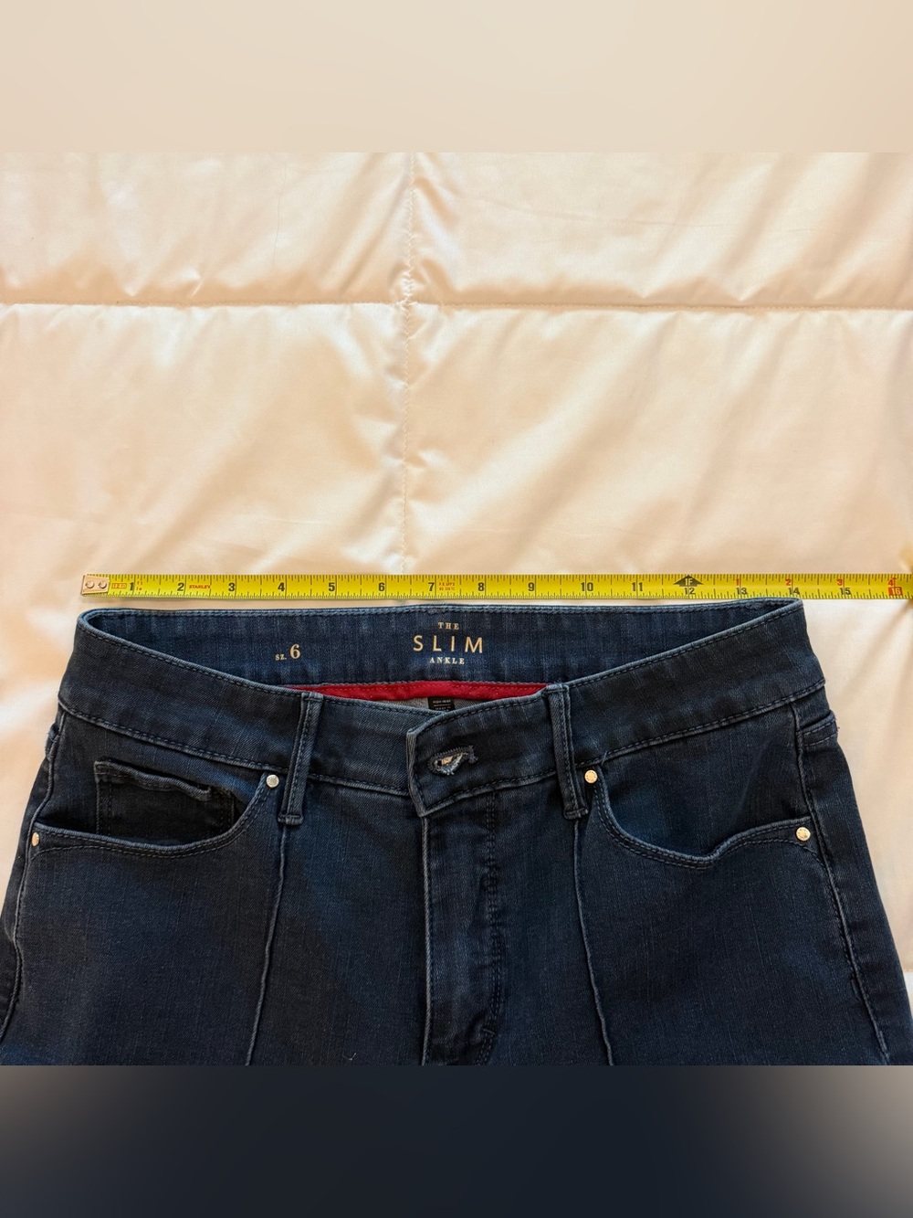 White House Black Market Slim Navy Skinny Jeans NWOT - Picture 8 of 8